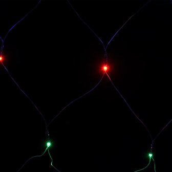 Kerstnetverlichting 544 LED&#039;s binnen/buiten 4x4 m meerkleurig