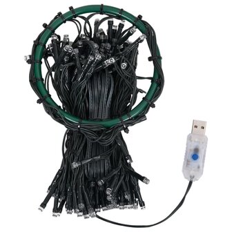 Kerstboomverlichting met 150 LED&#039;s koudwit net 150 cm