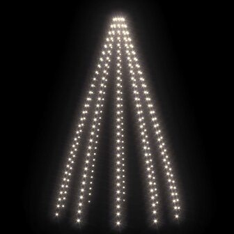 Kerstboomverlichting met 300 LED&#039;s koudwit net 300 cm