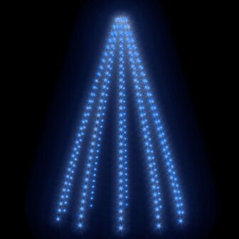 Kerstboomverlichting met 300 LED&#039;s blauw net 300 cm