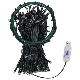 Kerstboomverlichting met 300 LED&#039;s blauw net 300 cm