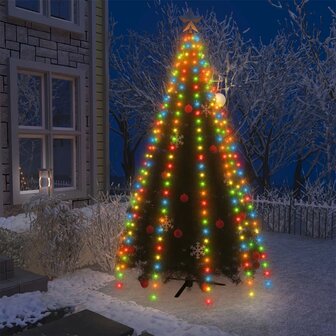Kerstboomverlichting met 300 LED&#039;s meerkleurig net 300 cm