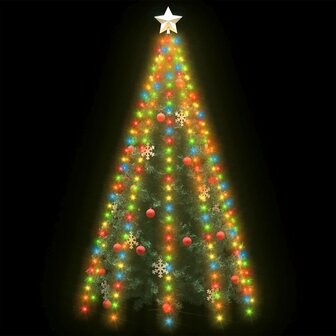 Kerstboomverlichting met 300 LED&#039;s meerkleurig net 300 cm