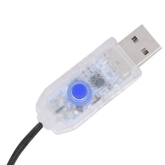 Kerstboomverlichting met 400 LED&#039;s koudwit net 400 cm