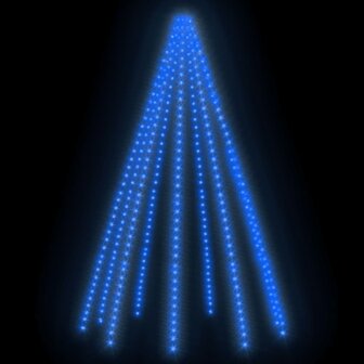 Kerstboomverlichting met 400 LED&#039;s blauw net 400 cm
