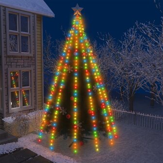 Kerstboomverlichting 500 LED&#039;s meerkleurig binnen/buiten 500 cm