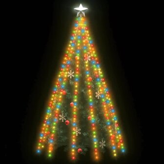 Kerstboomverlichting 500 LED&#039;s meerkleurig binnen/buiten 500 cm