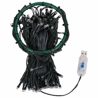 Kerstboomverlichting met 180 LED&#039;s net 180 cm