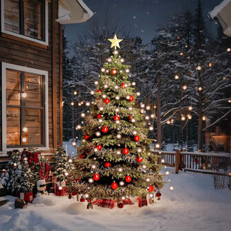 Kerstboomverlichting met 180 LED&#039;s net 180 cm