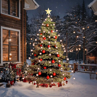Kerstboomverlichting met 210 LED&#039;s net 210 cm