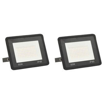 Spotlights 2 st LED 50 W warmwit