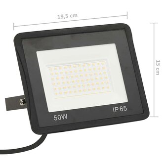 Spotlights 2 st LED 50 W warmwit