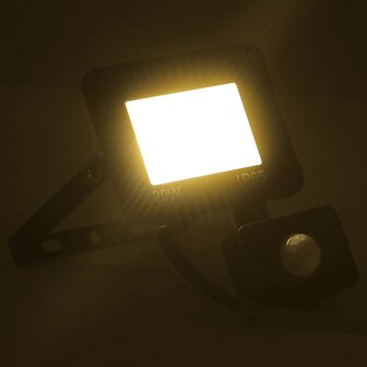 Spotlight met sensor LED 20 W warmwit