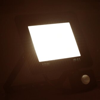 Spotlight met sensor LED 50 W warmwit