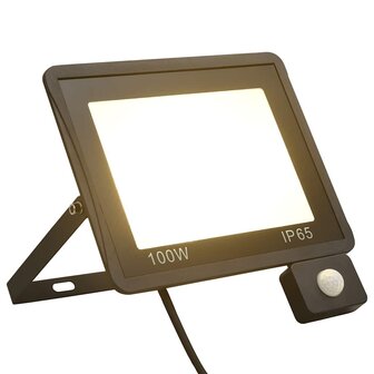 Spotlight met sensor LED 100 W warmwit
