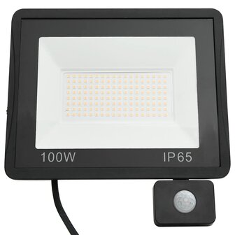 Spotlight met sensor LED 100 W warmwit