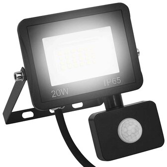 Spotlight met sensor LED 20 W koudwit