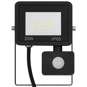 Spotlight met sensor LED 20 W koudwit