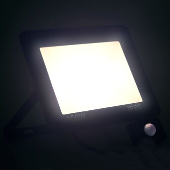 Spotlight met sensor LED 100 W koudwit