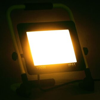 Spotlight met handvat LED 100 W warmwit