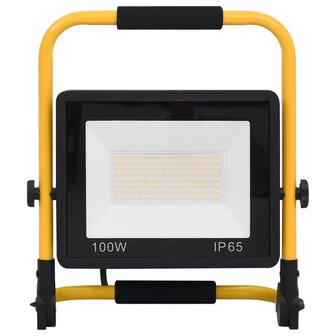 Spotlight met handvat LED 100 W warmwit