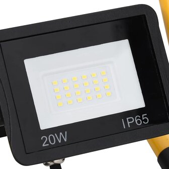 Spotlight met handvat LED 20 W koudwit
