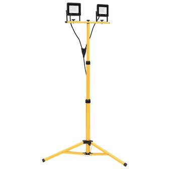 Spotlight met statief LED 2x50 W warmwit