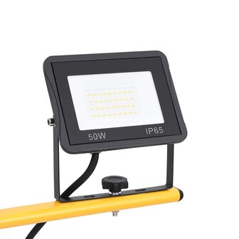 Spotlight met statief LED 2x50 W warmwit
