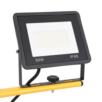 Spotlight met statief LED 2x50 W koudwit