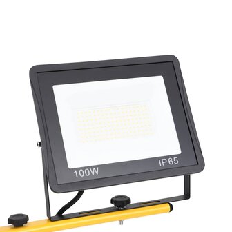 Spotlight met statief LED 2x100 W koudwit