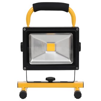 Spotlight met handvat oplaadbaar LED 30 W koudwit