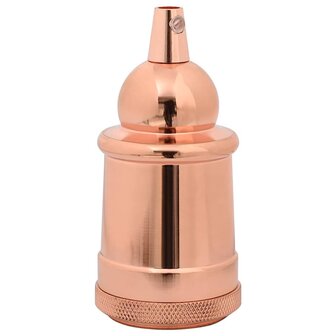 Lamphouders 2 st ros&eacute;goud E27