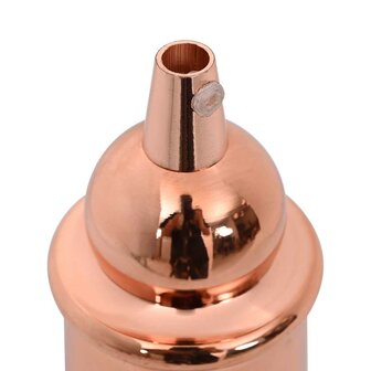 Lamphouders 2 st ros&eacute;goud E27