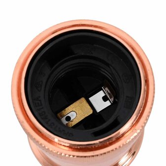 Lamphouders 2 st ros&eacute;goud E27