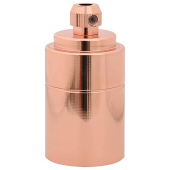 Lamphouders 2 st ros&eacute;goud E27