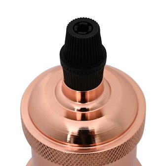 Lamphouders 2 st ros&eacute;goud E27