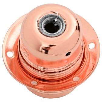 Lamphouders 2 st ros&eacute;goud E27