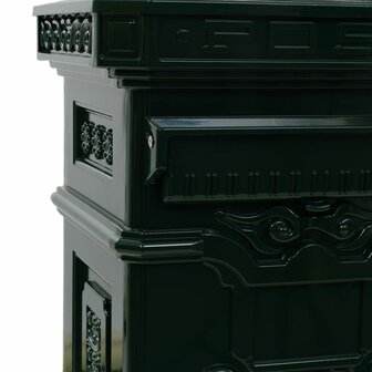 Pilaar brievenbus vintage stijl roestbestendig aluminium groen