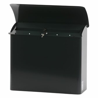Brievenbus staal antracietkleurig