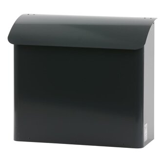 Brievenbus staal antracietkleurig