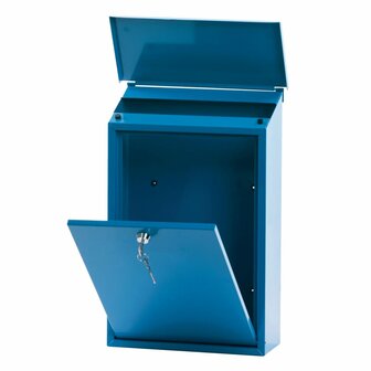 Brievenbus Toledon blauw