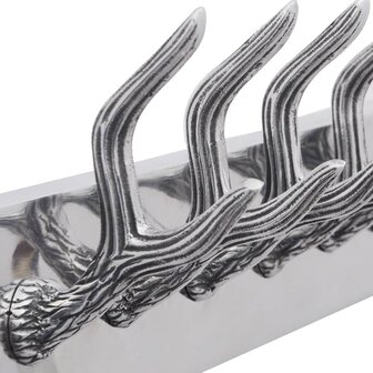 Aluminium kapstok zilverkleurig