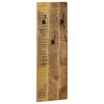 Wandkapstokken 2 st 36x110x3 cm massief mangohout