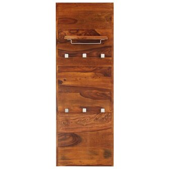 Kapstok 118x40 cm massief acaciahout