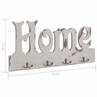 Wandkapstok HOME 50x23 cm