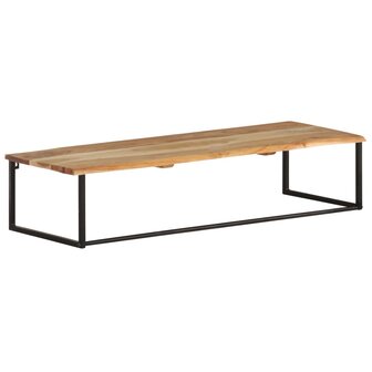 Kapstok met schap 100x35x22 cm massief acaciahout