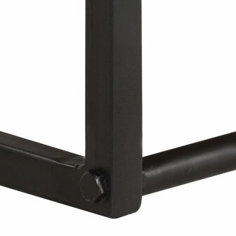 Kapstok met schap 100x35x22 cm massief acaciahout