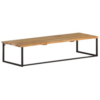 Kapstok met schap 100x35x22 cm massief acaciahout
