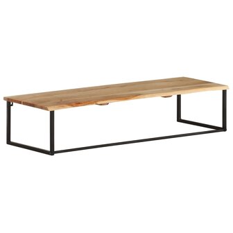 Kapstok met schap 100x35x22 cm massief acaciahout