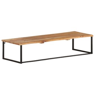 Kapstok met schap 100x35x22 cm massief acaciahout